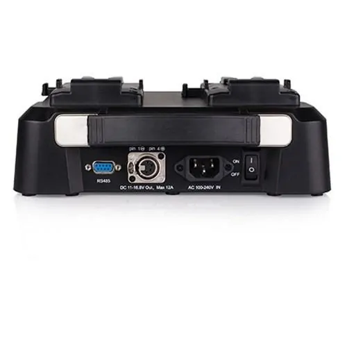 SWIT S-3812S dvojkanálová paralelná V-mount rýchlonabíjačka s LCD