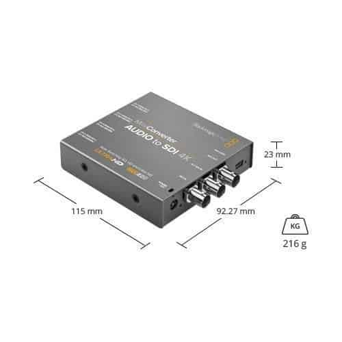 Blackmagic Mini Conventer Audio to SDI 4K