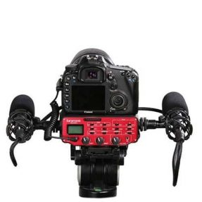 Saramonic AX104 dvojkanálový audio adaptér/mixer