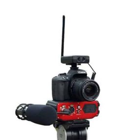Saramonic AX104 dvojkanálový audio adaptér/mixer