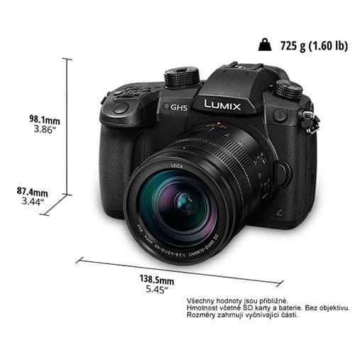 Panasonic LUMIX DC-GH5 + objektív Leica 12-60mm F2,8-4,0