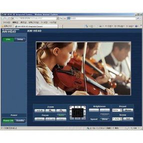 Panasonic AW-HE40HW robotická PTZ kamera (biela)  (Predaj skončil !)