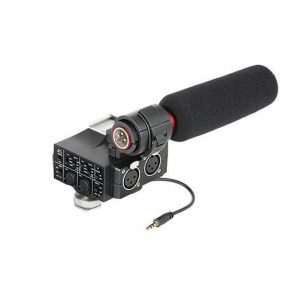 Saramonic MixMic sada mikrofónu NV5 a audio mixera