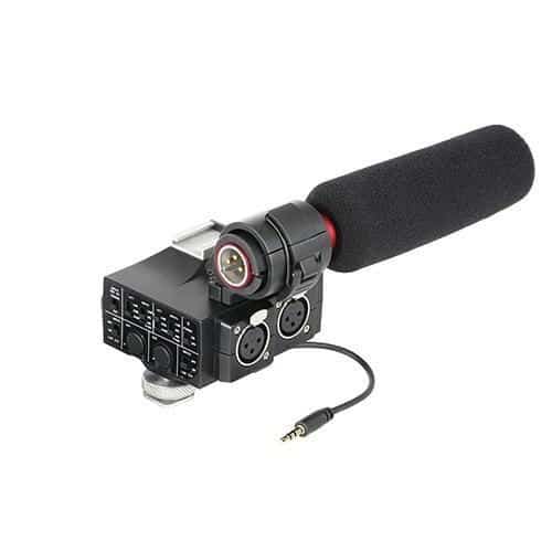 Saramonic MixMic sada mikrofónu NV5 a audio mixera