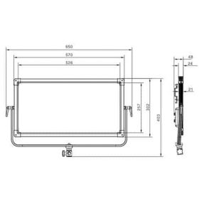 SWIT PL-E90 3-kit so statívmi v transportnom kufri