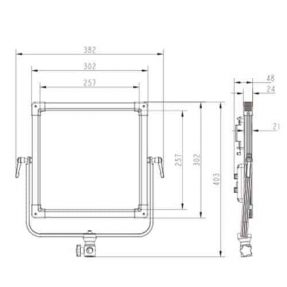 SWIT PL-E60D with DMX support