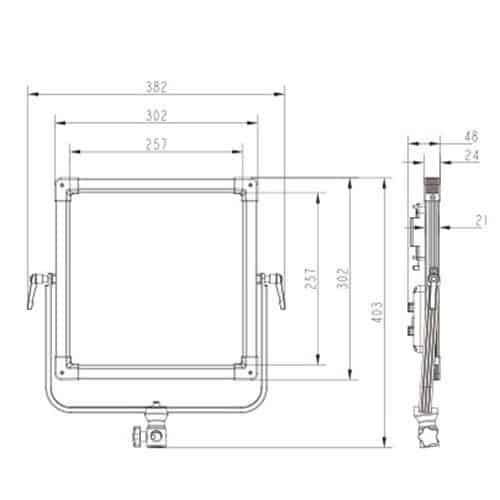 SWIT PL-E60D with DMX support