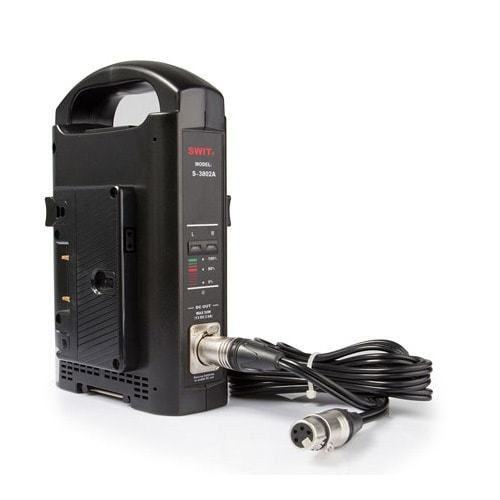 SWIT S-3802S dvojkanálová sekvenčná V-mount nabíjačka