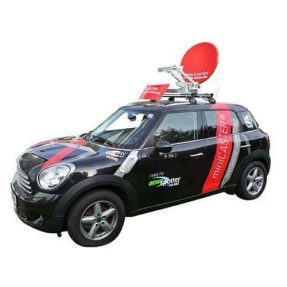 miniCASTER Satellite-Uplink Car Unit