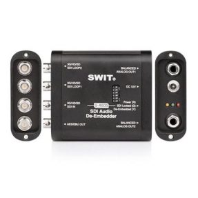 SWIT S-4609 SDI Audio De-Embedder Heavy Duty