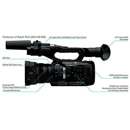 Panasonic AG-UX180 4K profesionálna kamera, (výroba ukončená !!!)