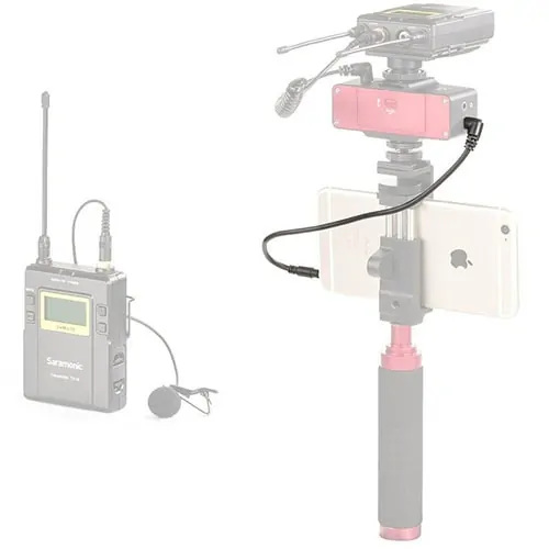 Saramonic SR-PMC1 prepojovací kábel TRRS / skrutkovací 3,5mm audio jack