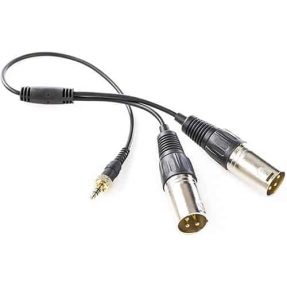 Saramonic SR-UM10-CC1 kábel stereo jack na 2x XLR