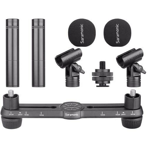 Saramonic SR-M500 set kompaktných kondenzátorových mikrofónov (pár)