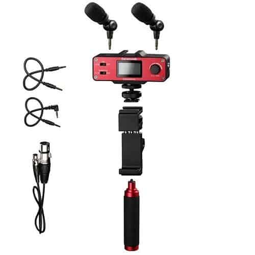 Saramonic SmartMixer handgrip a audiomixer pre iOS/Android