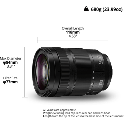 Panasonic Lumix S 24-105mm/F4,0 Macro OIS full frame objektív pre L-mount