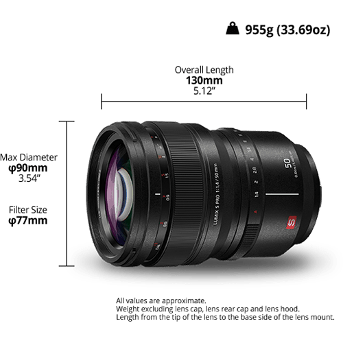 Panasonic Lumix S Pro 50mm/F1,4 full frame objektív pre L-mount