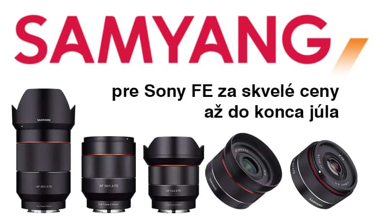 Objektív Samyang pre SONY FE