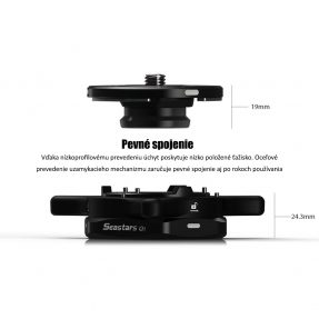 iFootage Seastars Q1 rýchlupínací úchyt (quick release plate) - sada