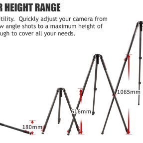iFootage Gazelle Fastbowl Tripod TC7, statívove nohy z uhlíkových vlakien