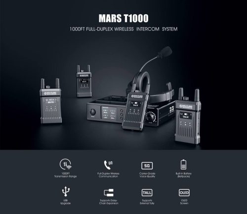 Hollyland Intercom system Mars T1000 v krabici bez kufra.
