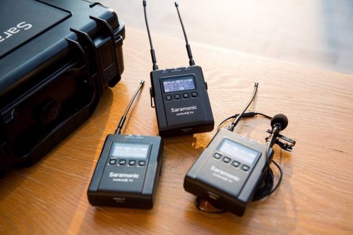 Saramonic UwMic9S mikroport set 2 TX/1 RX v prémiovej kvalite so zabudovaným LiIon akum.
