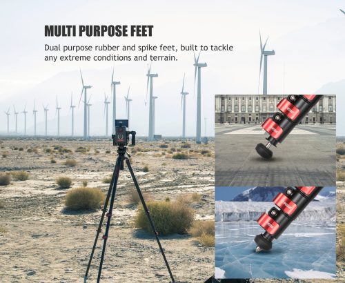 iFootage Gazelle Fastbowl Tripod TC7, statívove nohy z uhlíkových vlakien