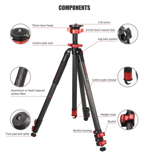 iFootage Gazelle Tripod TC6S-Uprise
