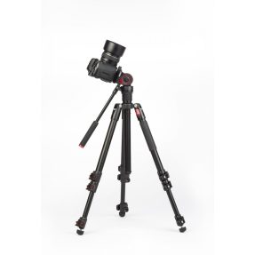 Swit Aluminum Camera Tripod KIT, with SWIT TH50 Fluid Video Head, 5kg Payload, Soft Bag
