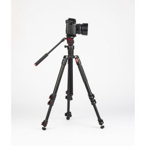 Swit Aluminum Camera Tripod KIT, with SWIT TH50 Fluid Video Head, 5kg Payload, Soft Bag