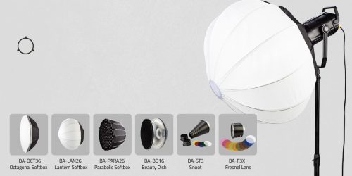 SWIT 150W Bowens COB-LED Light, AC -
Spot Light - svetlo s DMX ovládaním