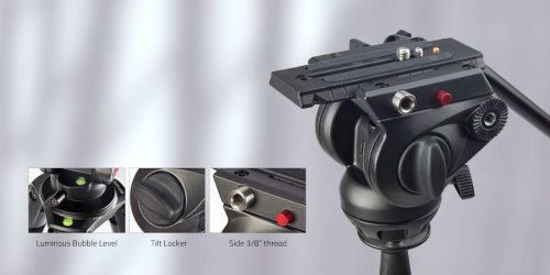 Swit Carbon Fiber Portable Travel Tripod,  10kg Payload, Soft Bag