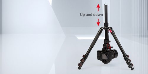 Swit Aluminum Camera Tripod KIT, with SWIT TH50 Fluid Video Head, 5kg Payload, Soft Bag