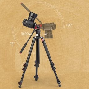Swit Aluminum Camera Tripod KIT, with SWIT TH50 Fluid Video Head, 5kg Payload, Soft Bag