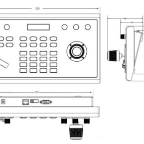 Minrray IP PTZ Camera Controller,  ovládač PTZ kamier