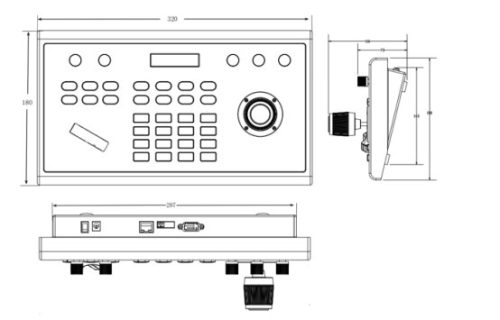 Minrray IP PTZ Camera Controller,  ovládač PTZ kamier