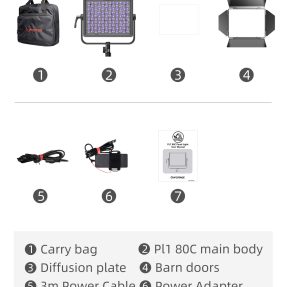 iFootage Anglerfish  SL1 6 inch Mini Bowens mount fresnel 6FPM