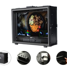 SWIT FM-215HDR 21.5" High-Bright, 12G-SDI FHD in flight case 4K QD-LED, UHD Monitor