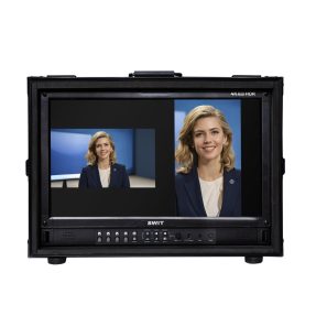 SWIT FM-215HDR 21.5" High-Bright, 12G-SDI FHD in flight case 4K QD-LED, UHD Monitor