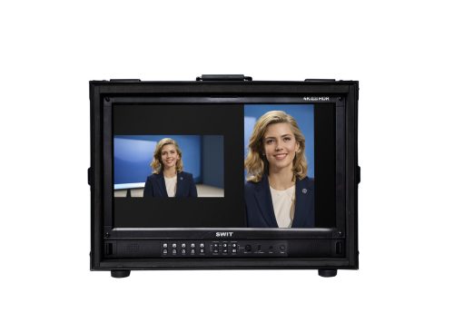 SWIT FM-215HDR 21.5" High-Bright, 12G-SDI FHD in flight case 4K QD-LED, UHD Monitor