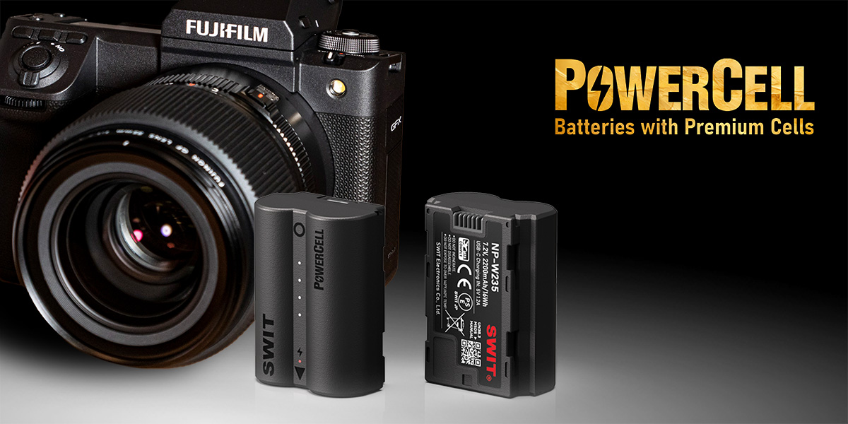 PowerCell NP-W235 | USB-C NP-W235 16Wh, longer running-time battery with indicators, 