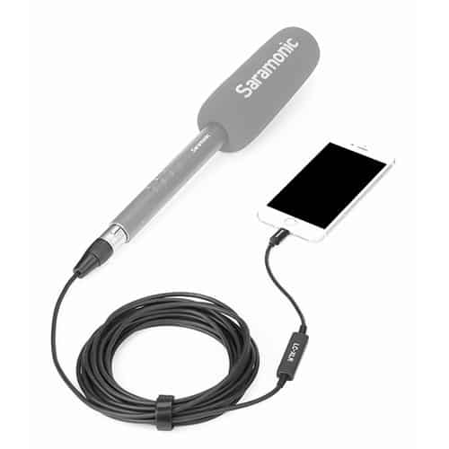 Saramonic LC-XLR prepojovací kábel Lightning na 3p-XLR s A/D prevodníkom pre iPhone/iPad