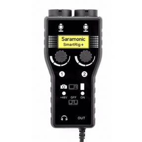 Saramonic SmartRig+ dvojkanálový XLR audio a gitarový adaptér s 3,5mm výstupom