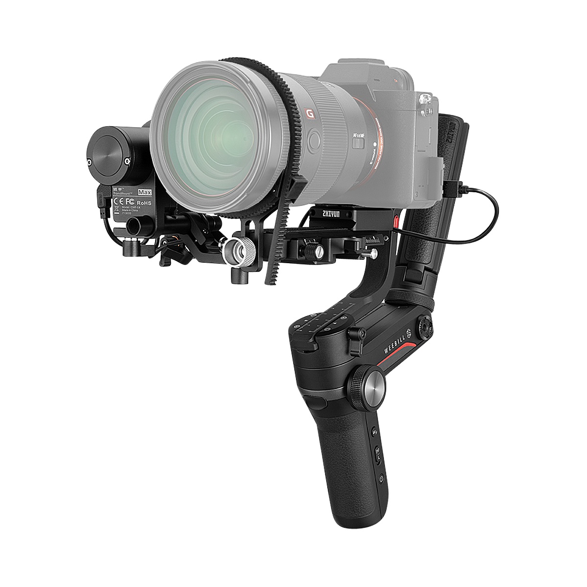 Zhiyun Weebill S Follow Focus kit elektronický stabilizátor pre mini kamery a DSLR