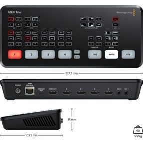Blackmagic ATEM Mini PRO Live production switcher
