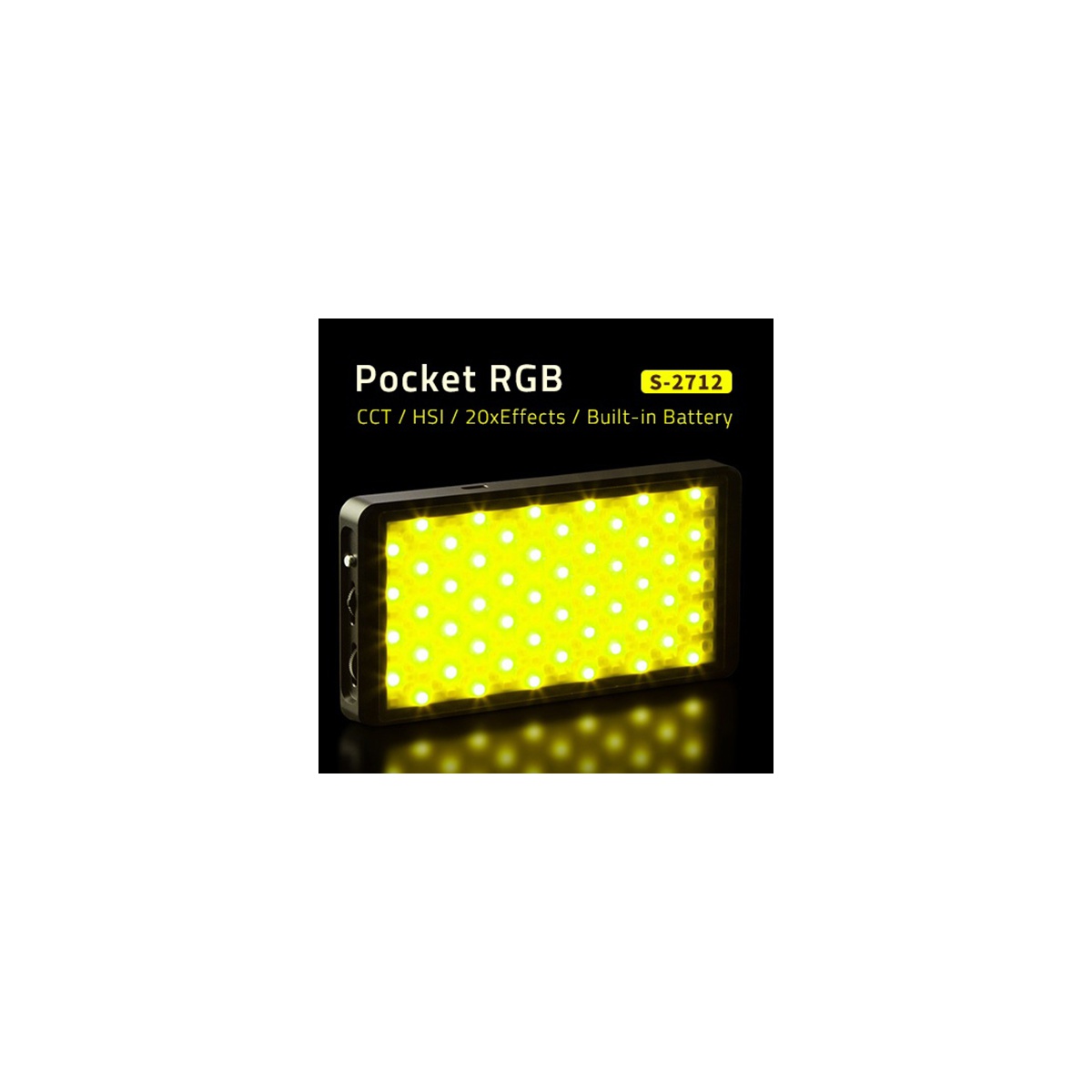 Prenájom SWIT S-2712 12W Pocket RGBW SMD LED svetlo s efektami a zabudovanou batériou