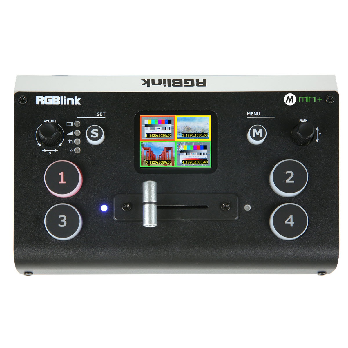 RGBlink mini+ streamer & video mixer s PTZ ovládaním kamier